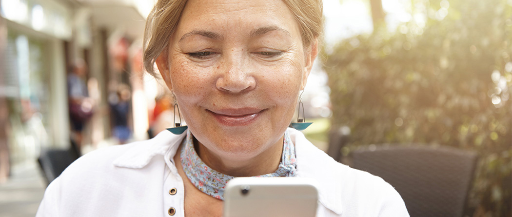 Woman talking on phone